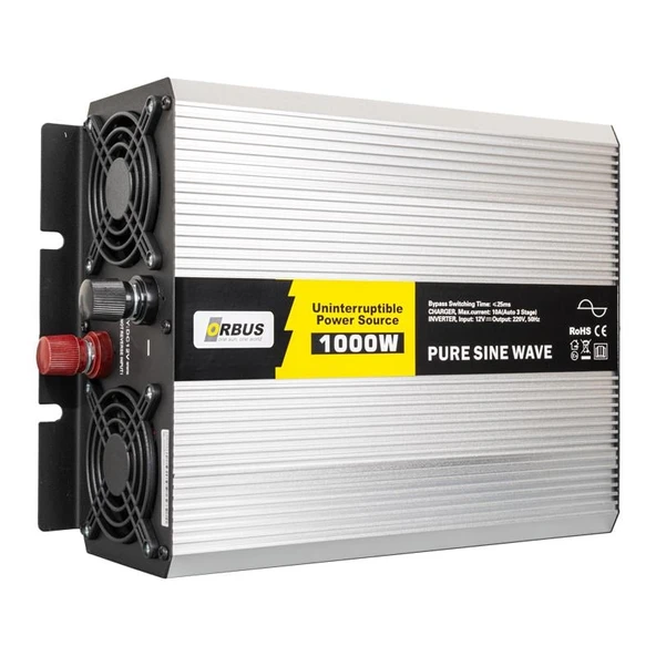 Orbus Tsi1000w 12 Volt 1000 Watt Tam Sinüs Şarjlı Inverter