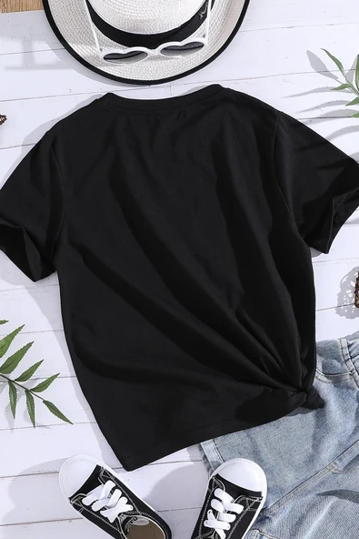 Çocuk Kafadar Ayılar Baskılı Pamuklu Tshirt - Resim 2