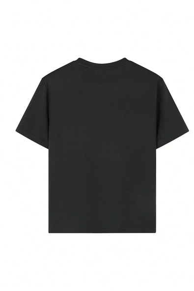 Çocuk Kalp Baskılı Pamuklu Tshirt - 2
