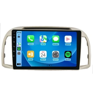 Nissan Micra 2002-2010 4GB Ram 64GB Hafıza 8 Çekirdek Carplay Kamera Android Multimedya