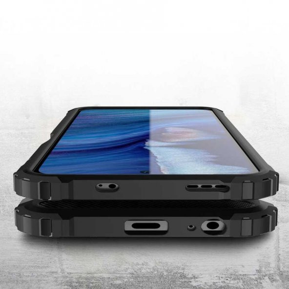 Xiaomi Redmi Note 10 Kılıf Hybrid Zırh Silikon - 2