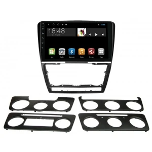 Skoda Octavia 2007-2012 Siyah 6GB Ram 128GB Hafıza 8 Çekirdek Carplay Kamera Android Multimedya