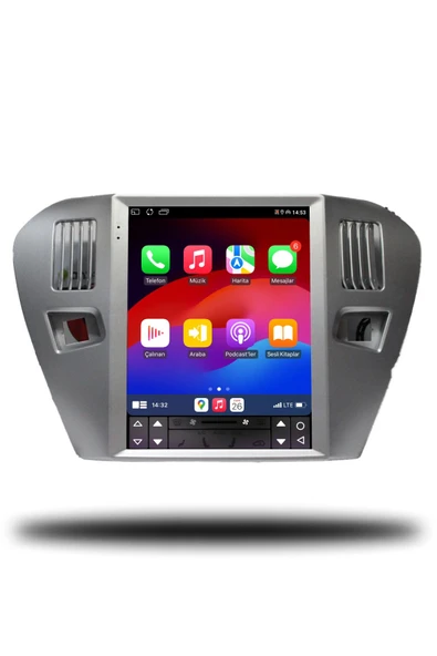 Citroen C-Elysee Gri Tesla 2012/2021 8GB Ram 128GB Hafıza Carplay Kamera Android Multimedya