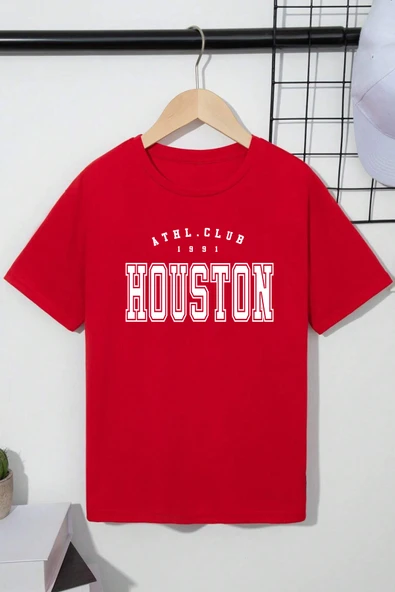 Çocuk Houston Pamuklu Tshirt - 1