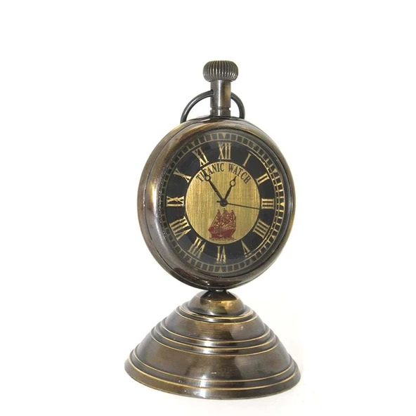 Masa Üstü Pirinç Saat - 2