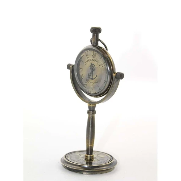 Masa Üstü Pirinç Saat - 2