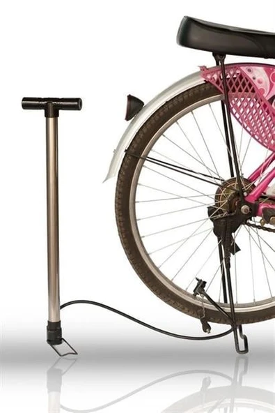 BUFFER® Katlanabilir Portatif Bisiklet Motorsiklet Top Şişirme Pompası - 11