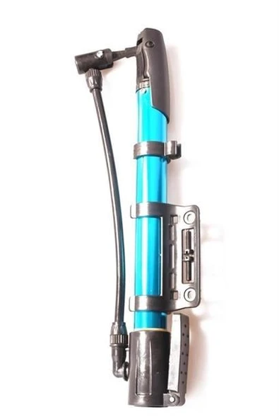 BUFFER® Katlanabilir Portatif Bisiklet Motorsiklet Top Şişirme Pompası - 9