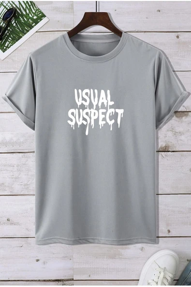 Unisex Suspect Tasarım Tshirt - 5