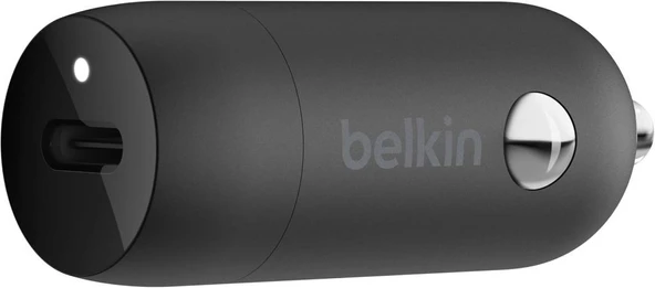 Belkin USB-C Hızlı Araç Şarj Cihazı 20W (Hızlı Şarj Cihazı) - Siyah Teşhir