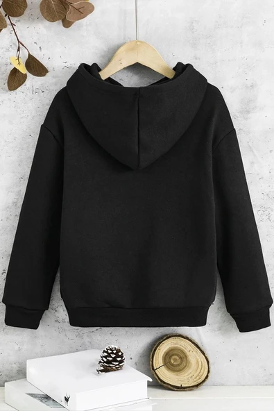 Çocuk New Jersey Baskılı Sweatshirt - Resim 2