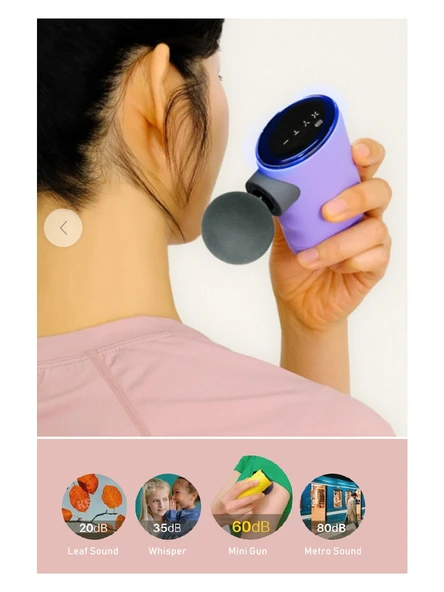 Wrapsol Mını Massage Gun (Blue) - 5