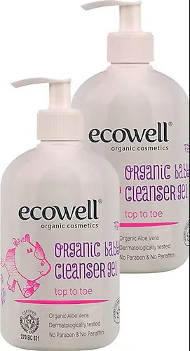 Ecowell Organik Bebek Temizleme Jeli 2'li