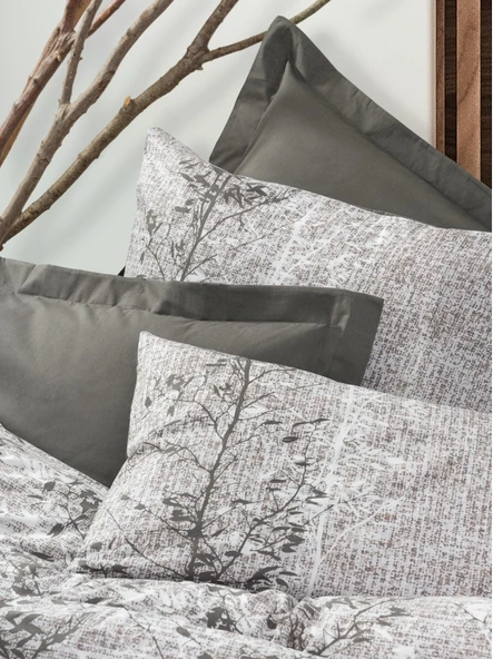 Cotton Box  Dual Çift  Kişilik Nevresim Takımı Odın Kahve - 3