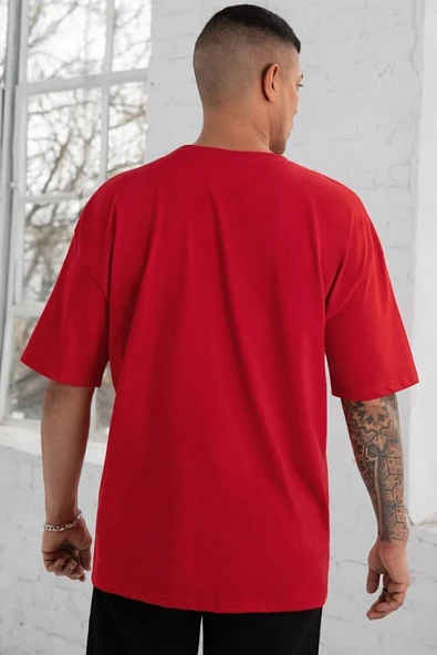 Unisex Alpha Baskılı T-shirt - 4