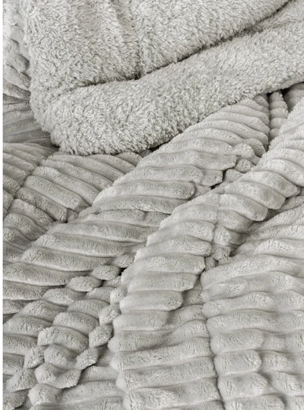 Cotton Box Wave Çift Kişilik Yorgan gri 195x215 cm - 2