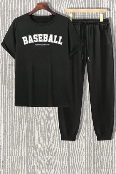 Unisex Baseball Baskılı Eşofman Takımı - Resim 2
