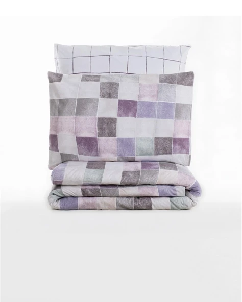 Cotton Box Rnf Minimal çift Kişilik Nevresim Takımı lastikli çarşaf Mora G kurusu - 3