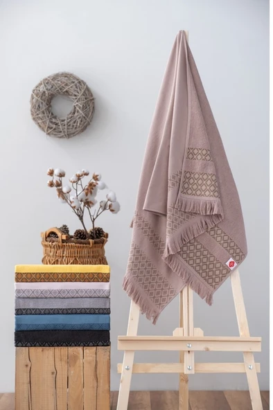 Cotton box Twins Bukle Havlu 75x150 Bej
