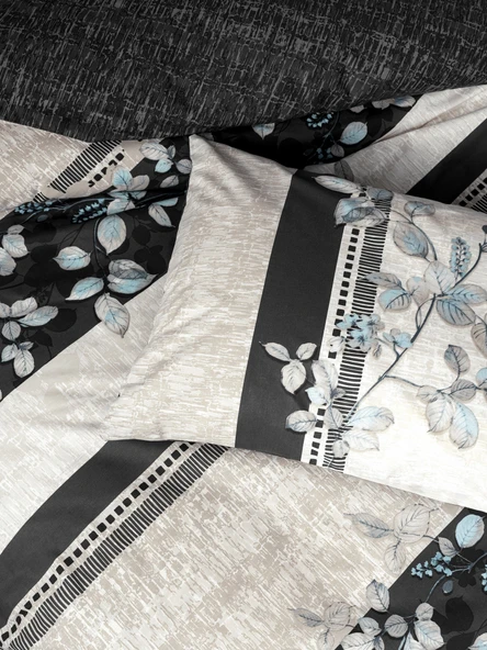 Cotton Box Rnf Modeline Tek Kişilik Nevresim Takımı Lehlare Antrasit