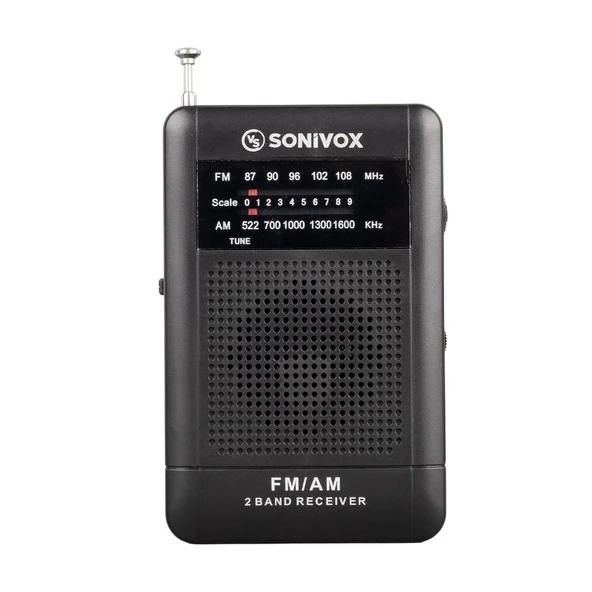 Sonivox VS-R115 Analog Radyo Siyah Renk