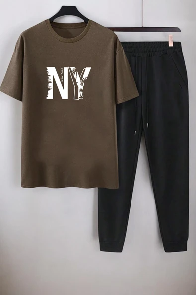 Unisex New York Baskılı Eşofman Takımı ürün görseli