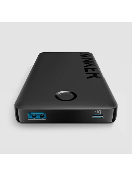 (OUTLET) Anker 323 Powerbank 10000mAh - PowerCore 10K II Taşınabilir Hızlı Şarj Cihazı - 12W - Siyah - A1334 (Anker Türkiye Garantili) - 2