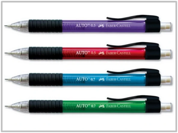 Faber Castell Auto Versatil 0,5 Uçlu Kalem Mavi - 2 adet