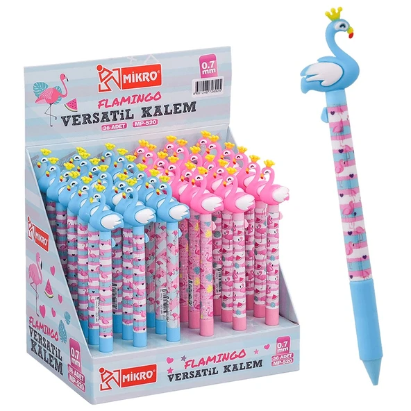 Mikro Flamingo Versatil Kalem 0,7 Mp-520 - 3 adet