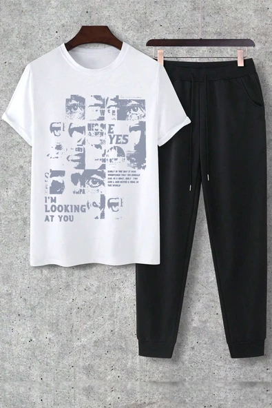 Unisex I'm Looking At You 2'li Eşofman Takımı - 7