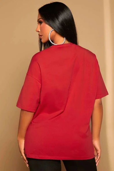 Unisex Blue Butterfly Baskılı T-shirt - Resim 6