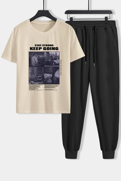 Unisex  Keep Going 2'li Eşofman Takımı - Resim 5