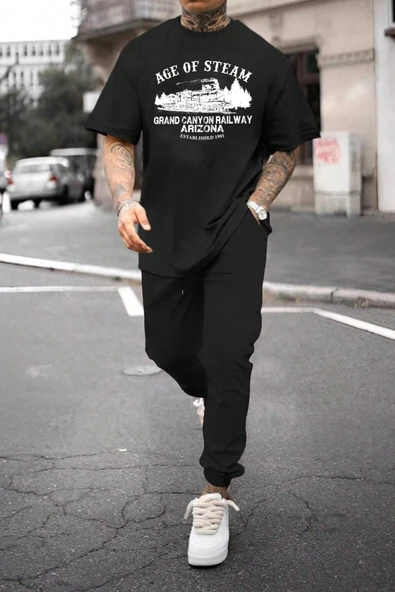 Unisex  Age Of Steam 2'li Eşofman Takımı - Resim 3