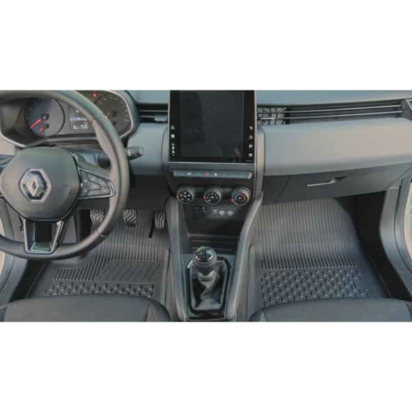 Sahler Renault Clio 5 2020+ Uyumlu 4.5D SAHLER Premium Havuzlu Paspas ve Liner Marka 3D Bagaj Havuzu - Clio - Resim 3