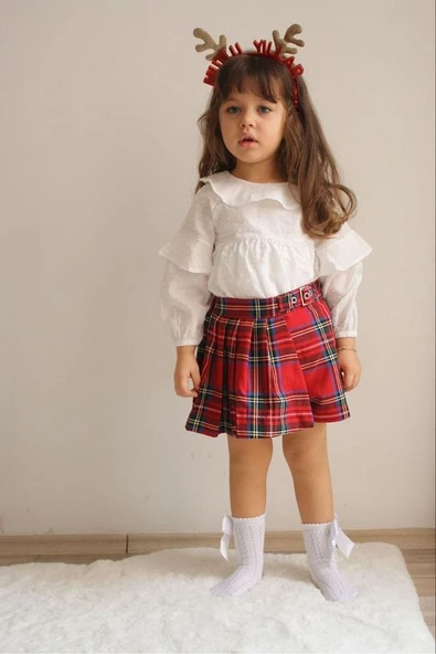 Çocuk Gömlek Şort Takım - 7