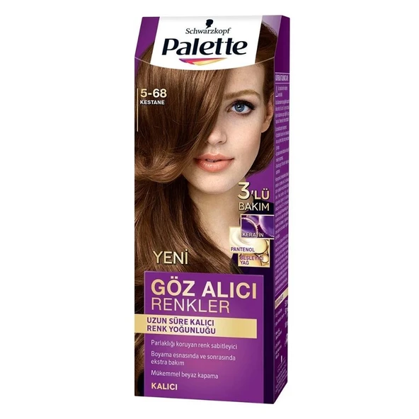 Palette Göz Alıcı Renkler 5-68 Kestane Saç Boyası