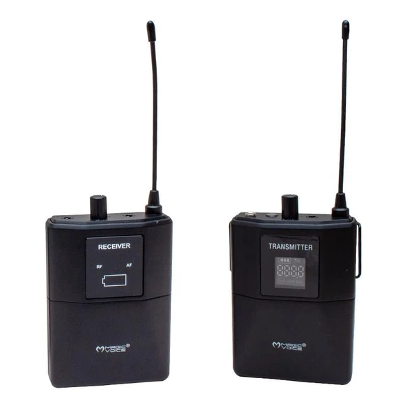 Magicvoice Mv-19602 UHF Kablosuz Kamera Uyumlu Bluetooth İkili Mikrofon Set