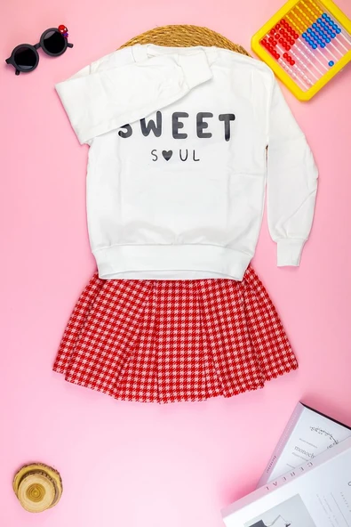 Çocuk Etek Sweat Takım - 2