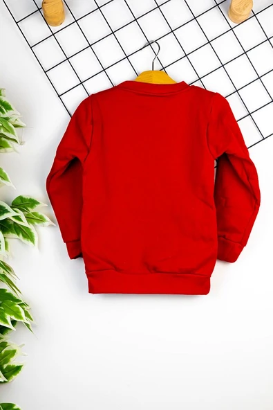 Kız Çocuk Giyim - Pamuklu, Rahat ve Şık Çiçek Baskılı Sweatshirt - 3