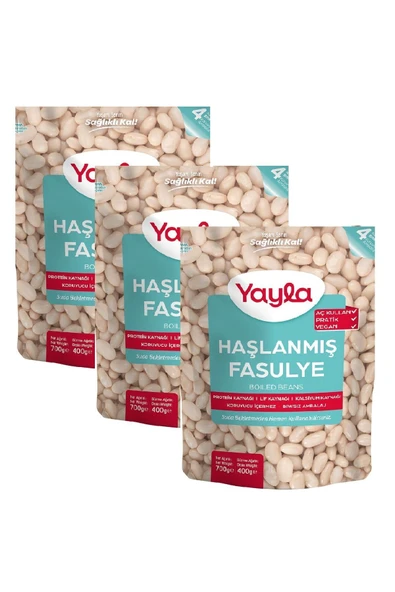 Haşlanmış Fasulye 700 Gr x 3 Adet