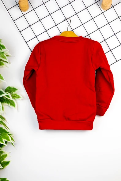 Kız Çocuk Giyim - Pamuklu, Rahat ve Şık Çiçek Baskılı Sweatshirt - 10