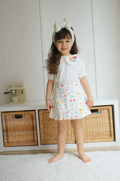 Çocuk Etek - Bluz Takım  2-8 Yaş - Resim 5