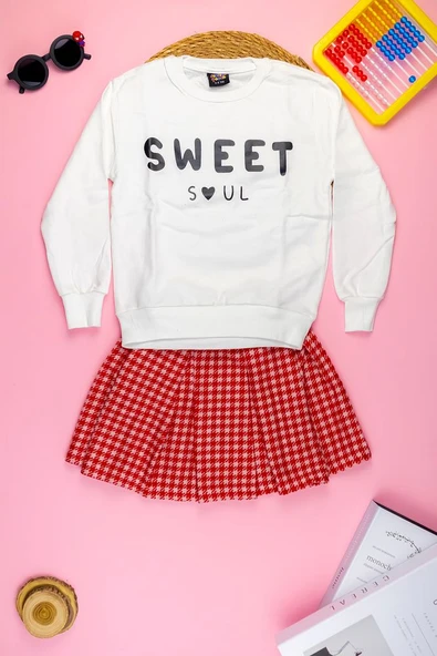 Çocuk Etek Sweat Takım - 5