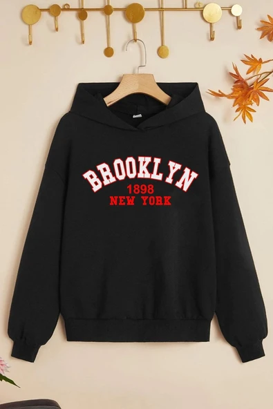 Çocuk Brooklyn Baskılı Sweatshirt