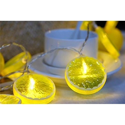 2m 10 Led Pilli 2 Kademeli Limon Led Işık - Resim 2