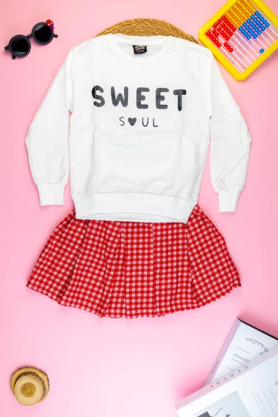 Çocuk Etek Sweat Takım - 9