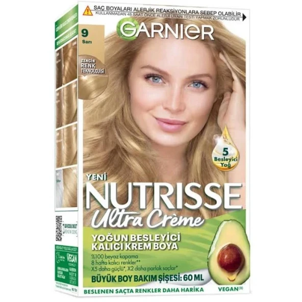 Garnier Nutrisse Ultra Creme Saç Boyası 9 Sarı