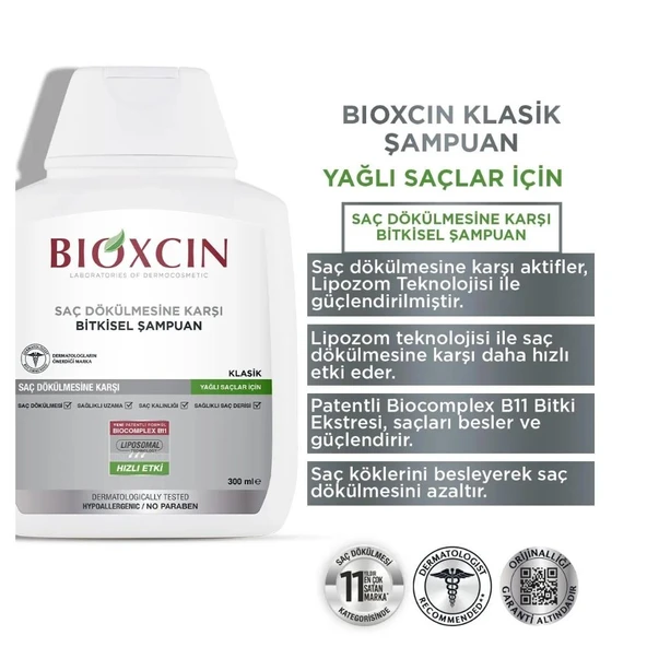 Bioxcin Genesis Yağlı Saçlar için Şampuan 300 ml - Resim 3