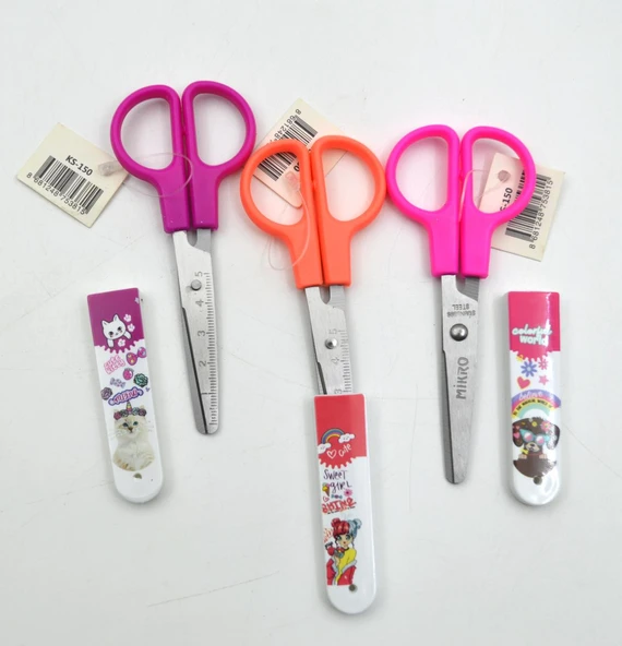 Mikro Öğrenci Makası Kılıflı Kız (KS-150) - 2