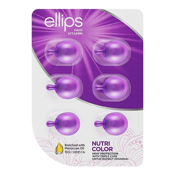 Ellips Nutri Color Boyalı Saçlar için Vitamin 6 Kapsül